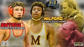 1 Smyrna visits 4 Milford a Top 5 wrestling match LIVE from Milford High [upl. by Emlynne]