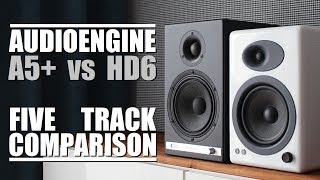 Audioengine HD6 vs Audioengine A5  5 Track Comparison [upl. by Rebba807]