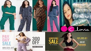 Clovia Haul  Trendy amp Stylish Night Suits For Winter  Aditi Styles Vlogs [upl. by Kired]