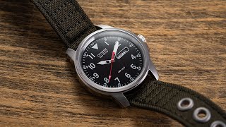 A No Nonsense Field Watch Under 200  Citizen Chandler 37mm [upl. by Risan]