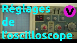 Réglages de loscilloscope [upl. by Ahtiekahs]