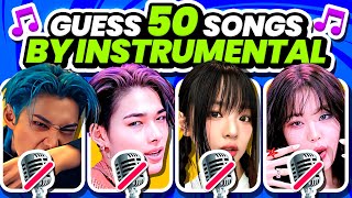 Guess 50 KPOP SONGS by the INSTRUMENTAL 🎙️🚫 Guess the Song  KPOP QUIZ 2024 [upl. by Sivrep]