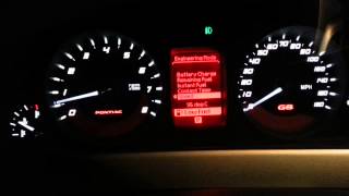 How to activate engineering mode on a pontiac g8 [upl. by Nnednarb907]