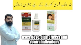 Xynosine nasal spray uses does and side effects [upl. by Conyers]