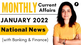 January 2022 Current Affairs  Monthly Current Affairs 2022  National News Banking amp Finance News [upl. by Jennica47]