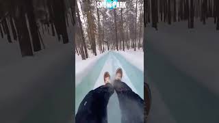 snowpark slide snow speed acceleration max exciting ice [upl. by Map27]