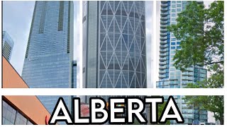 Top 50 Tallest Buildings in Alberta [upl. by Haerle275]