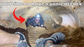 CAVING GONE WRONG CLAUSTROPHOBIA WARNING [upl. by Ric]