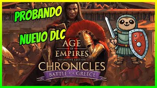 Probamos nuevo DLC Battle for Greece  Age of Empires 2 [upl. by Noreh166]