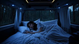 Rain Sounds in Car at Night Powerful Thunder  Ultimate Relaxation for Anxiety Relief amp Better Sleep [upl. by Ondrej436]