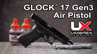 GLOCK 17 Gen 3 Air Pistol Blowback CO2 BB Gun  Umarex Airguns [upl. by Lambertson851]