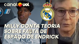 ENDRICK FORA DO REAL MADRID ELE VEM PERDENDO ESPAÇO POR ALGO INTERNO MILLY DETALHA TEORIA [upl. by Reginald]