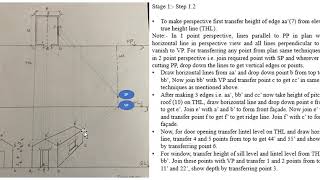 Sciography in 1 point perspective Part 1 by Ar Raminder Kaur [upl. by Nikki]