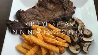 Ribeye steak using Ninja Foodi Grill [upl. by Vladi]