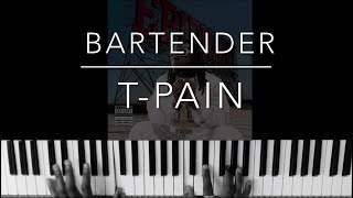 Bartender  TPain Piano Cover [upl. by Daphne]