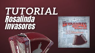 rosalinda invasores tutorial acordeon de sol [upl. by Burg]