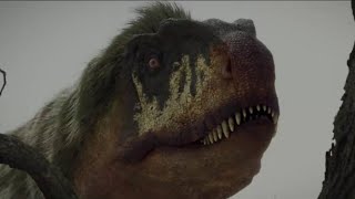 Amazing Dinoworld 2019  Rugops Screen Time [upl. by Kcirddes]