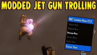 GIVING PLAYERS A MODDED JET GUN Zombie Mod Trolling [upl. by Lamori234]