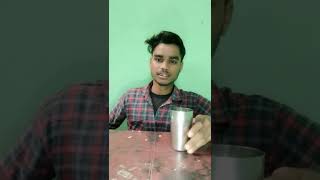 Ulte gelas me pane kar diya🥛experiment science experimentvideo youtubeshort subscribe 🙏 [upl. by Enialem]