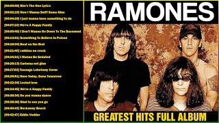 RAMONES  RAMONES Greatest Hits Full Album  The Best Of RAMONES Playlist  Ramones Collection [upl. by Marienthal]