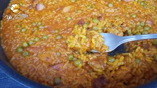 🚀 ARROZ con Pollo y Guisantes en unos 20 minutos [upl. by Akerehs]