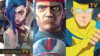 Top 10 Animated TV Series of 2021 [upl. by Shargel11]