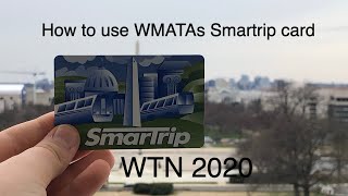 how to buy and use WMATAs smartrip card GoGoSuprtoe inspired WTN 2020 [upl. by Garratt612]