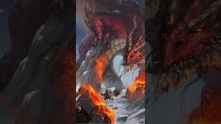 The Fearsome Red Dragon Dungeons and Dragons Lore dragon reddragon shorts dungeonsanddragons [upl. by Meesaw]