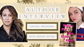 Raegan Revord Talks With Author Hayley Krischer About Where Are You Echo Blue  Author Interview [upl. by Roberts]