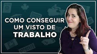 COMO CONSEGUIR UM VISTO DE TRABALHO PARA O CANADÃ LMIA  Caso de sucesso [upl. by Leibman]