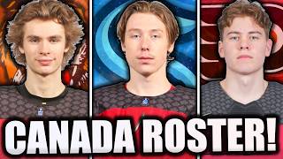 PREDICTING TEAM CANADAS 2025 WORLD JUNIORS ROSTER… [upl. by Wickner]