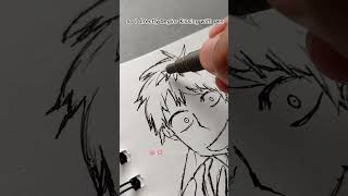 CampD challenge  unexpected result anime art pen pensketch [upl. by Atiuqiram285]