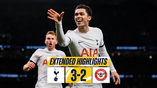 TOTTENHAM HOTSPUR 32 BRENTFORD  EXTENDED PREMIER LEAGUE HIGHLIGHTS [upl. by Adnilab]