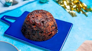 Slow Cooker Christmas Pudding Recipe  Good Housekeeping UK [upl. by Adamek]