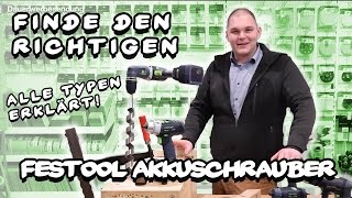 Mikes Toolshop erklärt  Finde den richtigen Festool Akkuschrauber [upl. by Brodeur]