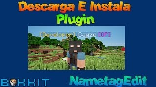 Descarga E Instala Plugin NametagEdit Color En Personajes Bukkit [upl. by Adnohsel]