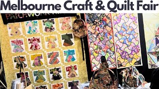 COME WITH ME TO THE MELBOURNE QUILT SHOW Inspirational  quilting [upl. by Zhang302]