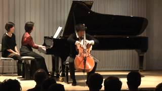 Sarasate Zigeunerweisen cello Jaesung Lim [upl. by Anul434]