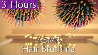 ASMR 3 Hours of Hair Brushing Therapy for Stress Relief  No Talking [upl. by Elawalo]