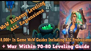 WoW Alchemy Leveling Guide Addon For ALL Expansions [upl. by Asital]