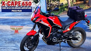 Moto Morini XCape 650  1000 mile Review  Pikes Peak [upl. by Wack795]