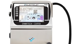 Smartech Ci8550  Dondurma kağıdı inkjet kodlama [upl. by Nij468]