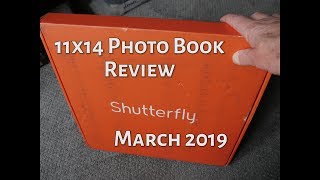 Shutterfly 11x14 Photobook Review [upl. by Llenra]