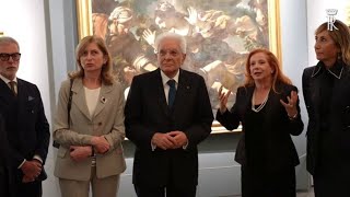 Mattarella visita la mostra “Guercino e i Ludovisi a Romaquot [upl. by Lered]