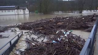 05012018  Großes Hochwasser im MainTauberKreis [upl. by Riddle]