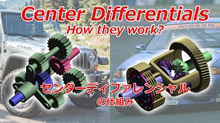 Center Differentials for AWD How they work [upl. by Rather]