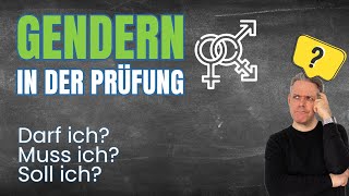 Gendern in Abschlussprüfungen und Klausuren Ja nein vielleicht [upl. by Enale]