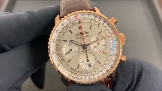 41mm Breitling Navitimer 18k Red Gold [upl. by Eybba]