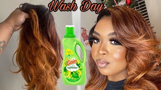 HOW TO WASHREVIVE A SYNTHETIC WIG  Step by Step  Beginner Friendly [upl. by Allehcram]