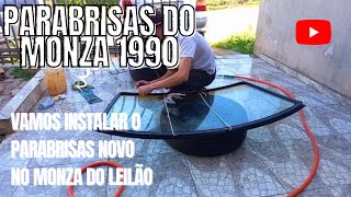 Como colocar instalar Parabrisas com borracha  Monza 1990 [upl. by Oderfliw339]